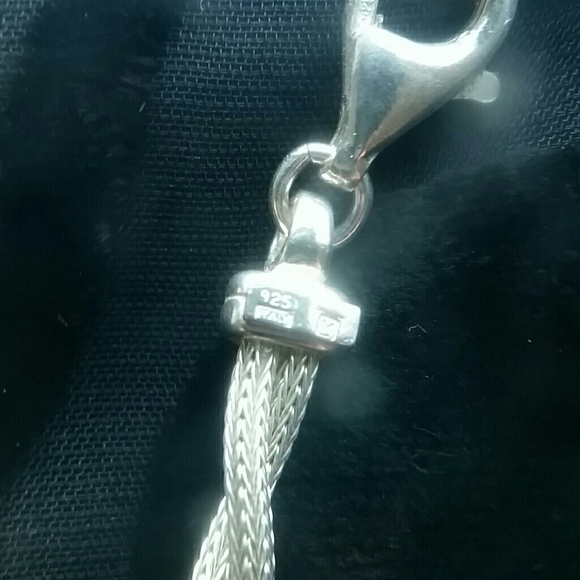 Sterling Silver Italian Necklace and Bracelet Set Giftable - Picture 3 of 8